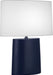 Robert Abbey - MMB03 - One Light Table Lamp - Victor - Matte Midnight Blue Glazed