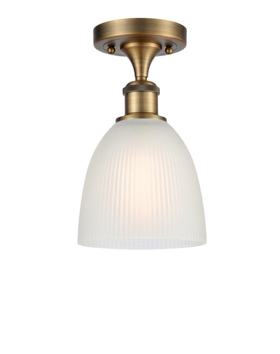 One Light Semi-Flush Mount