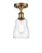 Innovations - 516-1C-BB-G392-LED - LED Semi-Flush Mount - Ballston - Brushed Brass