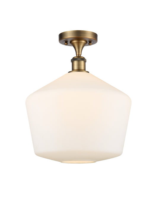 Innovations - 516-1C-BB-G651-12-LED - LED Semi-Flush Mount - Ballston - Brushed Brass