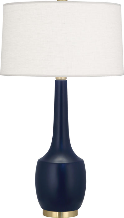 Robert Abbey - MMB70 - One Light Table Lamp - Delilah - Matte Midnight Blue Glazed
