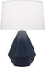 Robert Abbey - MMB97 - One Light Table Lamp - Delta - Matte Midnight Blue Glazed
