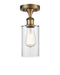 Innovations - 516-1C-BB-G802-LED - LED Semi-Flush Mount - Ballston - Brushed Brass