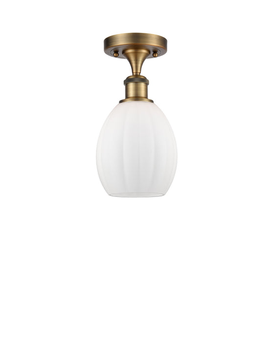 Innovations - 516-1C-BB-G81-LED - LED Semi-Flush Mount - Ballston - Brushed Brass