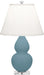 Robert Abbey - MOB53 - One Light Accent Lamp - Small Double Gourd - Matte Steel Blue Glazed w/Lucite Base