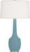 Robert Abbey - MOB70 - One Light Table Lamp - Delilah - Matte Steel Blue Glazed