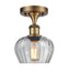Innovations - 516-1C-BB-G92-LED - LED Semi-Flush Mount - Ballston - Brushed Brass