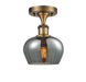 Innovations - 516-1C-BB-G93-LED - LED Semi-Flush Mount - Ballston - Brushed Brass