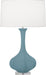 Robert Abbey - MOB96 - One Light Table Lamp - Pike - Matte Steel Blue Glazed w/Lucite Base