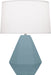 Robert Abbey - MOB97 - One Light Table Lamp - Delta - Matte Steel Blue Glazed
