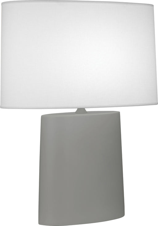Robert Abbey - MST03 - One Light Table Lamp - Victor - Matte Smoky Taupe Glazed