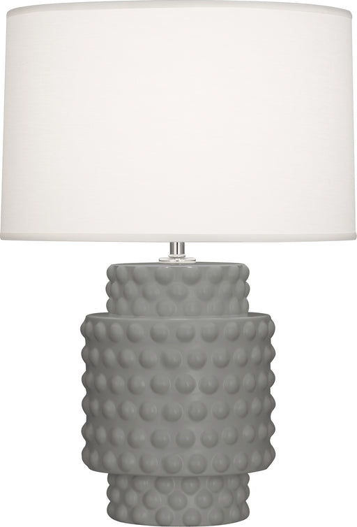 Robert Abbey - MST09 - One Light Accent Lamp - Dolly - Matte Smoky Taupe Glazed Textured