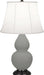 Robert Abbey - MST11 - One Light Accent Lamp - Small Double Gourd - Matte Smoky Taupe Glazed