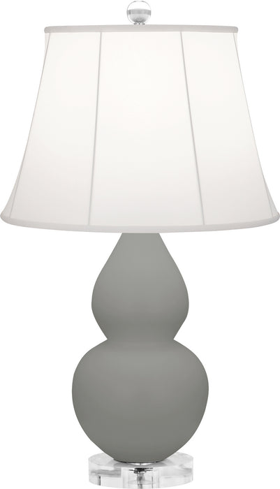 Robert Abbey - MST13 - One Light Accent Lamp - Small Double Gourd - Matte Smoky Taupe Glazed w/Lucite Base
