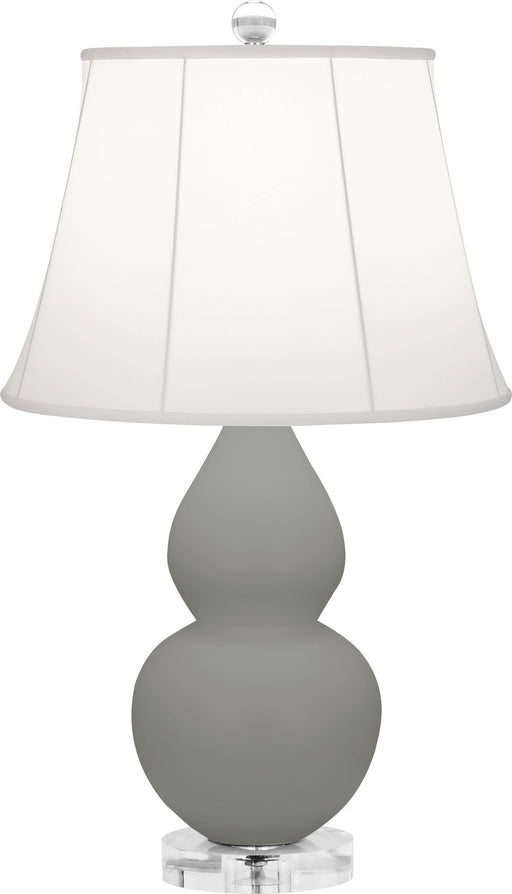 Robert Abbey - MST13 - One Light Accent Lamp - Small Double Gourd - Matte Smoky Taupe Glazed w/Lucite Base
