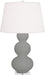Robert Abbey - MST43 - One Light Table Lamp - Triple Gourd - Matte Smoky Taupe Glazed w/Lucite Base