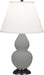 Robert Abbey - MST51 - One Light Accent Lamp - Small Double Gourd - Matte Smoky Taupe Glazed w/Bronze