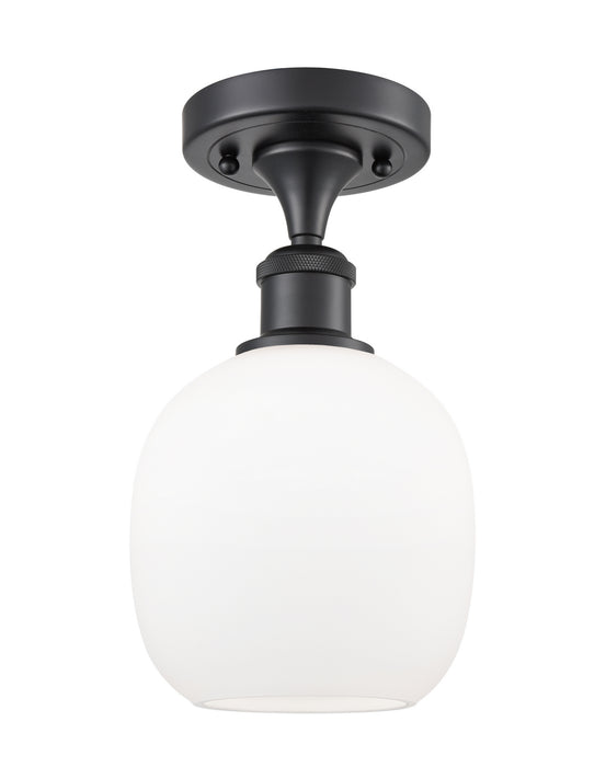 Innovations - 516-1C-BK-G101 - One Light Semi-Flush Mount - Ballston - Matte Black