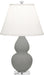 Robert Abbey - MST53 - One Light Accent Lamp - Small Double Gourd - Matte Smoky Taupe Glazed w/Lucite Base