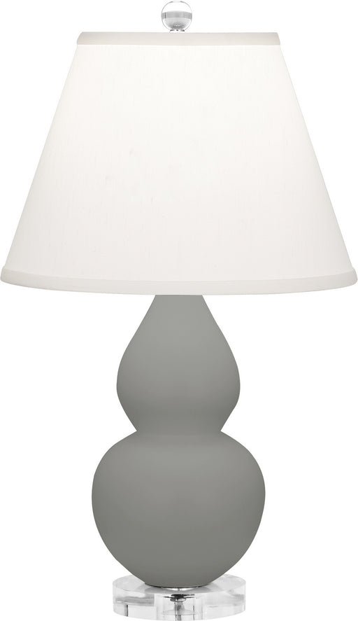 Robert Abbey - MST53 - One Light Accent Lamp - Small Double Gourd - Matte Smoky Taupe Glazed w/Lucite Base