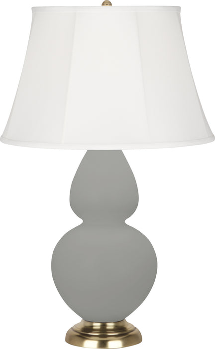 Robert Abbey - MST54 - One Light Table Lamp - Double Gourd - Matte Smoky Taupe Glazed