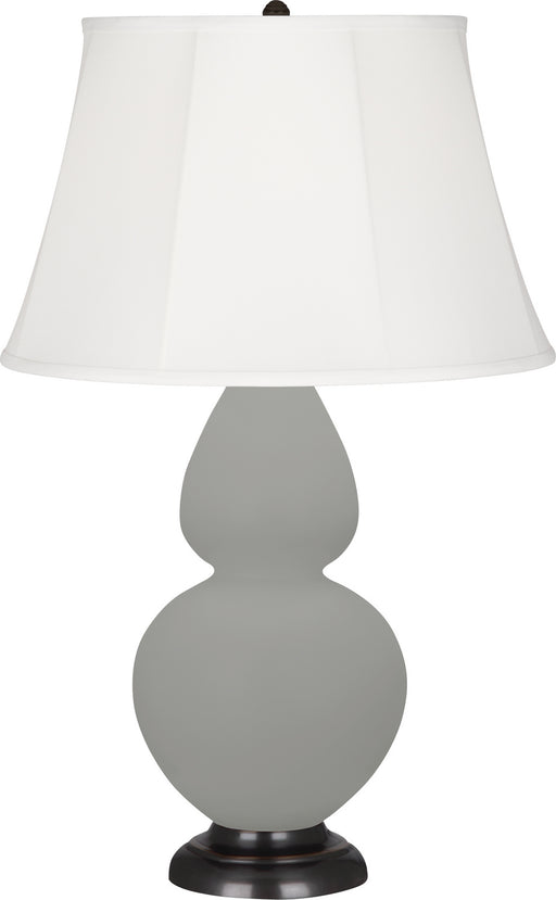 Robert Abbey - MST56 - One Light Table Lamp - Double Gourd - Matte Smoky Taupe Glazed