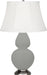 Robert Abbey - MST58 - One Light Table Lamp - Double Gourd - Matte Smoky Taupe Glazed