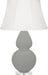 Robert Abbey - MST61 - One Light Table Lamp - Double Gourd - Matte Smoky Taupe Glazed w/Lucite Base