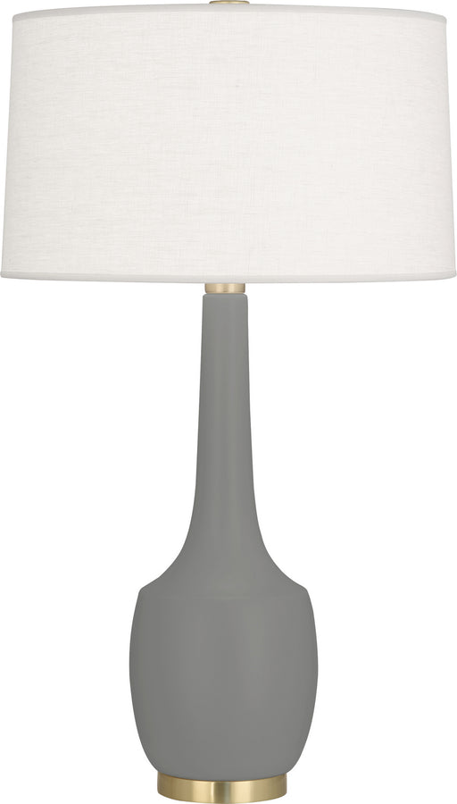 Robert Abbey - MST70 - One Light Table Lamp - Delilah - Matte Smoky Taupe Glazed