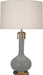 Robert Abbey - MST92 - One Light Table Lamp - Athena - Matte Smoky Taupe Glazed w/Aged Brass