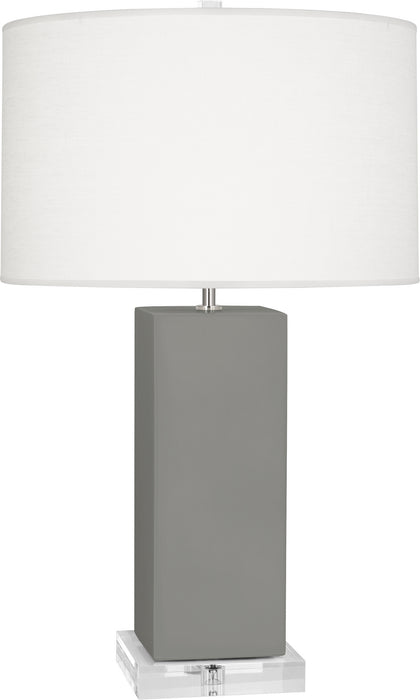 Robert Abbey - MST95 - One Light Table Lamp - Harvey - Matte Smoky Taupe Glazed