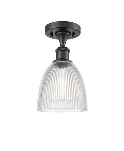 One Light Semi-Flush Mount