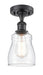 Innovations - 516-1C-BK-G392-LED - LED Semi-Flush Mount - Ballston - Matte Black