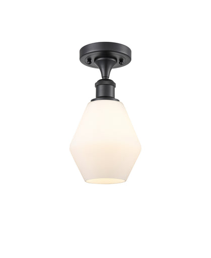 One Light Semi-Flush Mount