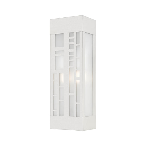 Livex Lighting - 22972-91 - Two Light Outdoor Wall Lantern - Malmo - Brushed Nickel