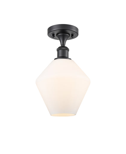 One Light Semi-Flush Mount