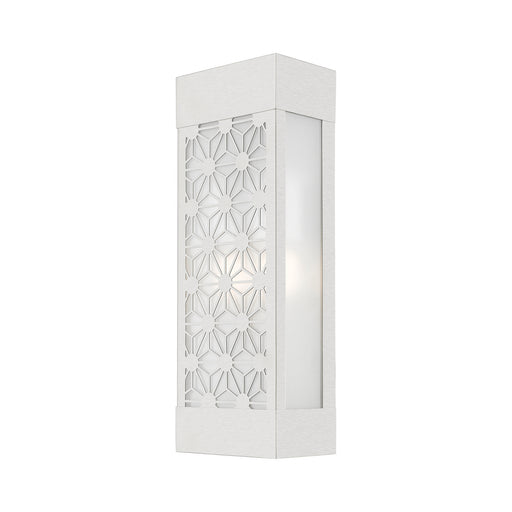 Livex Lighting - 24322-91 - Two Light Outdoor Wall Lantern - Berkeley - Brushed Nickel