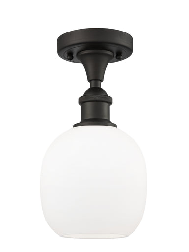 One Light Semi-Flush Mount