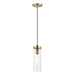 Livex Lighting - 41236-01 - One Light Mini Pendant - Devoe - Antique Brass