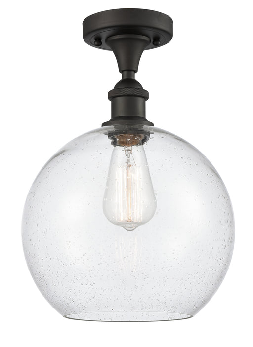 Innovations - 516-1C-OB-G124-10-LED - LED Semi-Flush Mount - Ballston - Oil Rubbed Bronze