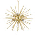 Livex Lighting - 46175-33 - Seven Light Pendant Chandelier - Tribeca - Soft Gold with Polished Brass