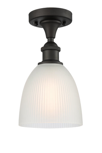 One Light Semi-Flush Mount