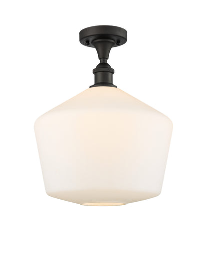 One Light Semi-Flush Mount