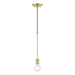 Livex Lighting - 47161-12 - One Light Pendant - Lansdale - Satin Brass
