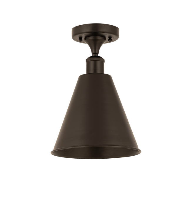 Innovations - 516-1C-OB-MBC-8-OB-LED - LED Semi-Flush Mount - Ballston - Oil Rubbed Bronze