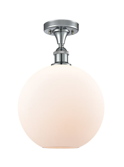 Innovations - 516-1C-PC-G121-10 - One Light Semi-Flush Mount - Ballston - Polished Chrome