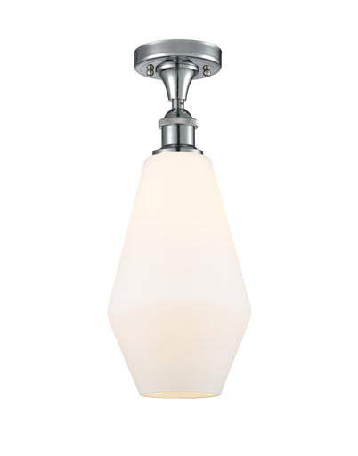 One Light Semi-Flush Mount