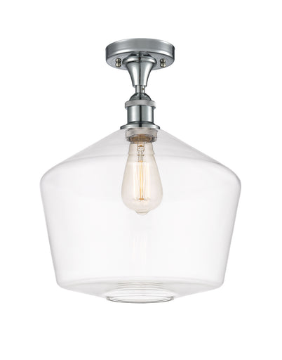 One Light Semi-Flush Mount