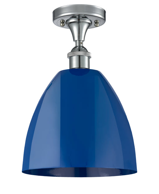 Innovations - 516-1C-PC-MBD-9-BL - One Light Semi-Flush Mount - Ballston - Polished Chrome