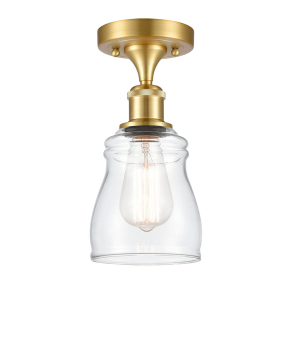 Innovations - 516-1C-SG-G392-LED - LED Semi-Flush Mount - Ballston - Satin Gold